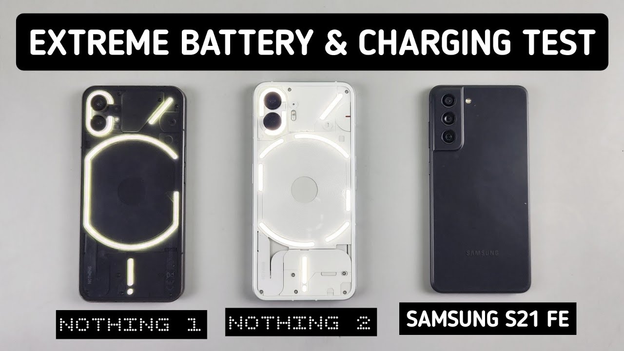 Nothing Phone 2 🤯 vs Nothing Phone 1 vs Samsung S21 FE Extreme