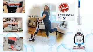 HOOVER: Power Dash Pet Carpet Cleaner/Shampoo-er |$79 | How To | Review | Take apart &amp; Clean