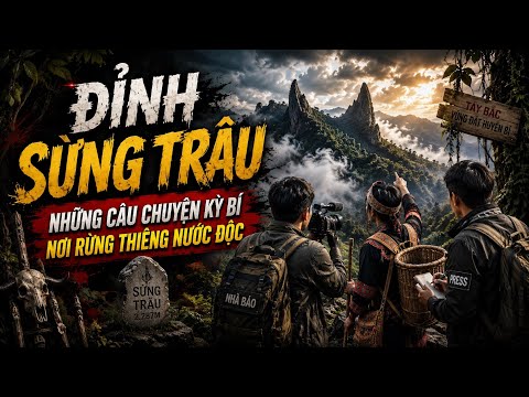 ĐỈNH SỪNG TRÂU: NHỮNG CÂU CHUYỆN KỲ BÍ NƠI RỪNG THIÊNG NƯỚC ĐỘC