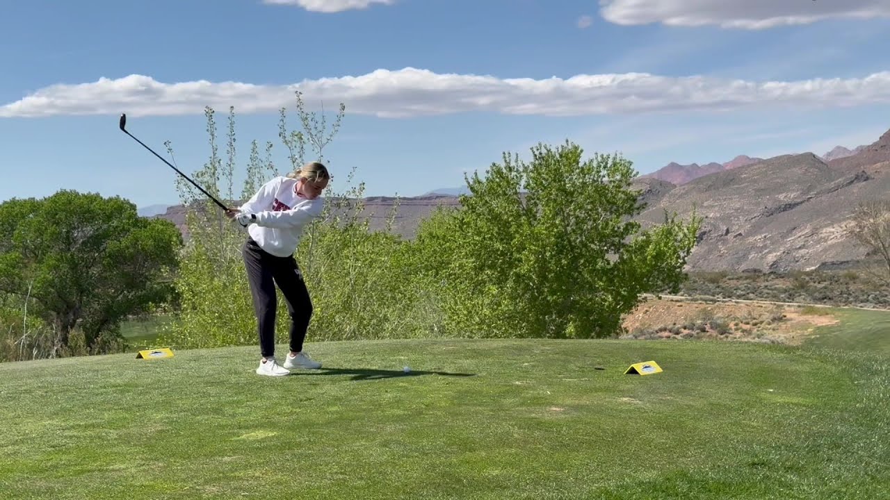 Region 9 girls golf: Cedar comes out on top at Sky Mountain - YouTube