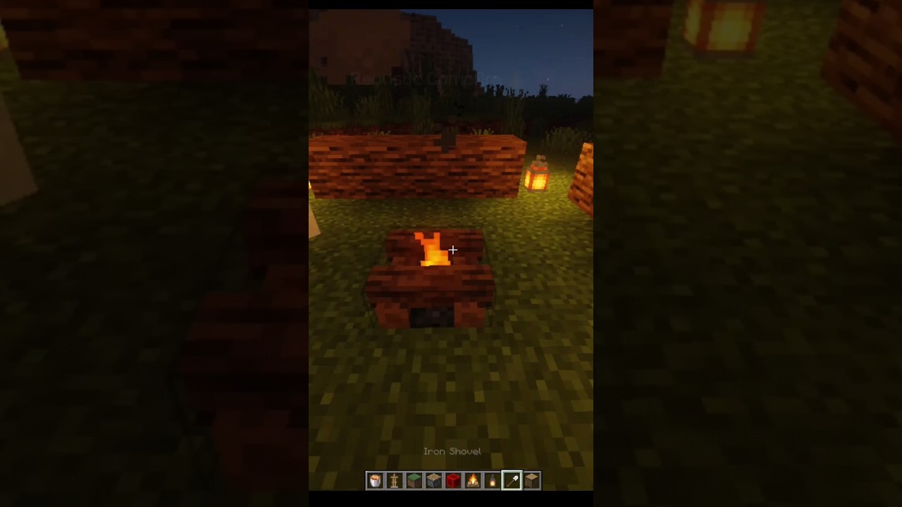 Minecraft Realistic Campfire 