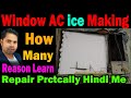 Window ac evaporator coil full ice buildup why how this type troubleshooting finding learn repair