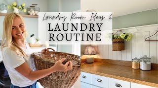 My Cozy Cottage Laundry Room and Laundry Routine! Simple, Organized, Laundry Systems (that work!)