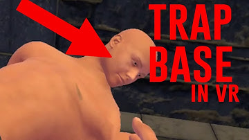 I BUILT A TRAP BASE IN RUST VR! 😂