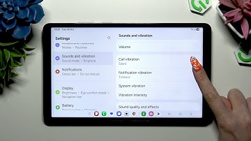 SAMSUNG Galaxy Tab A11+ 5G – Trilinstellingen invoeren