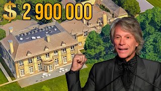 🏰Jon Bon Jovi's House: View of the Celebrity Singer's Luxury Mansion!