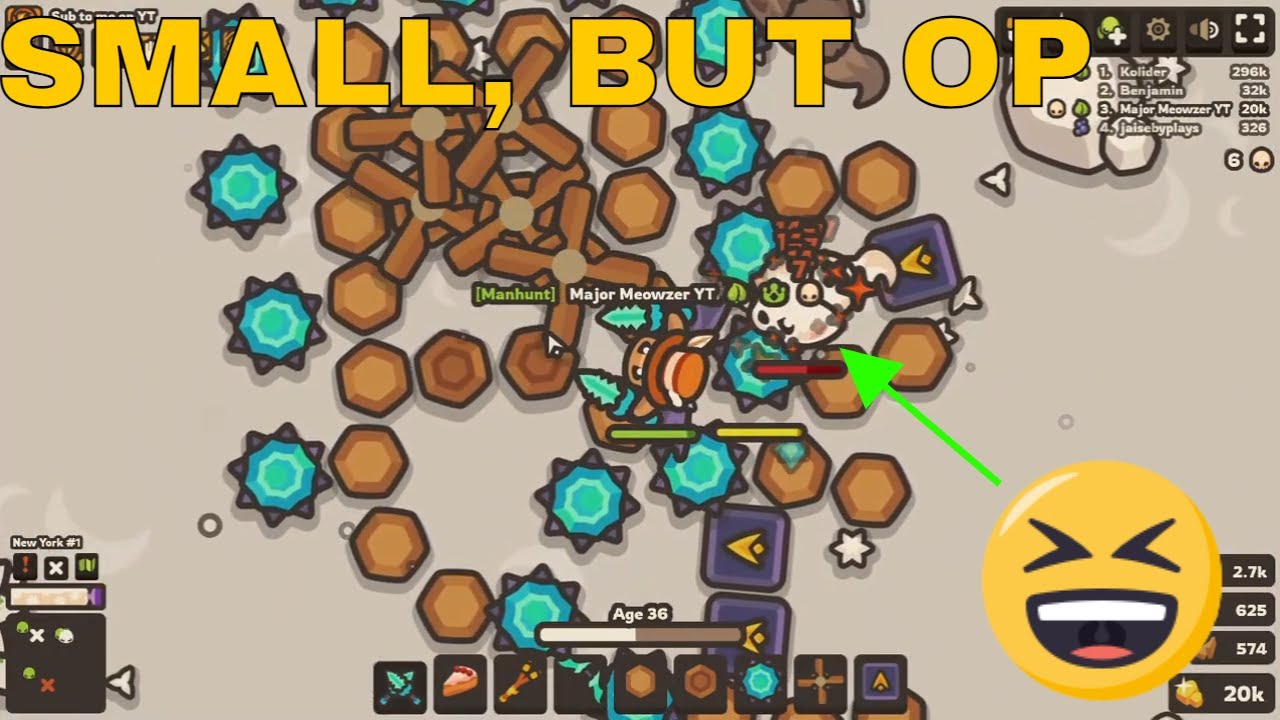 Building a small, yet OP base in Taming.io 