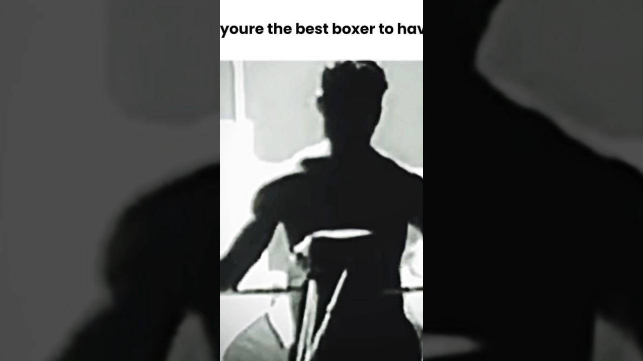 pov youre the best boxer to have ever lived 