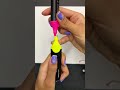 Diy rainbow highlighter  shorts rainbow diy tutorial artist drawing art