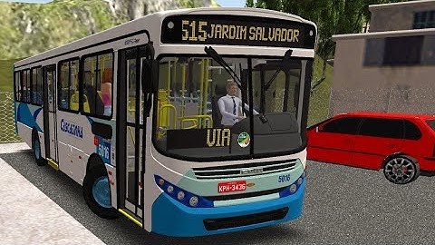 Proton Bus Simulator com Caio Apache Vip III da cascatinha, carro 5016. Linha de feriado 515 via 516