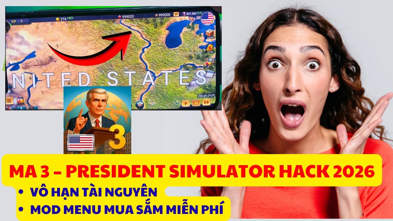 MA 3 President Simulator Mod Tiền không giới hạn | Kim cương không giới hạn | Bản cập nhật mới 2026