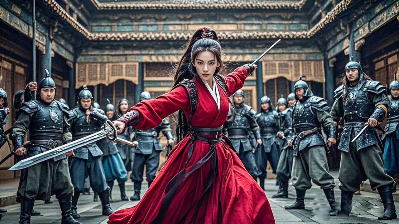 【ENG SUB】紅衣女劍客獨闖宮殿，為了復讎竟要消滅所有人！《白发魔女传 White Haired Devil Lady》！| 武俠/動作 ...