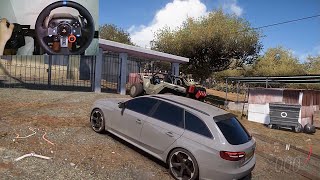 AUDI RS 4 AVANT 2013 Forza Horizon5 Logitech-G29 Gameplay