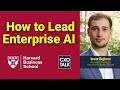 How to lead enterprise ai with harvard business school  cxotalk 803