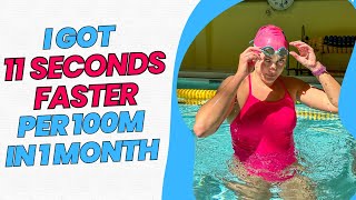 I swam over 29KM in February... and got A LOT faster!
