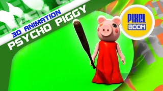 Psycho Piggy Green Screen 3D Animation PixelBoom