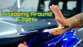 How To Vinyl Wrap Around Edges  Beginner 101