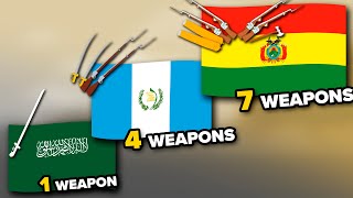 All Flags With Weapons🗡️ (From 1 to 10) | Fun With Flags Resimi