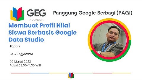 Membuat Profil Nilai Siswa dengan Google Data Studio