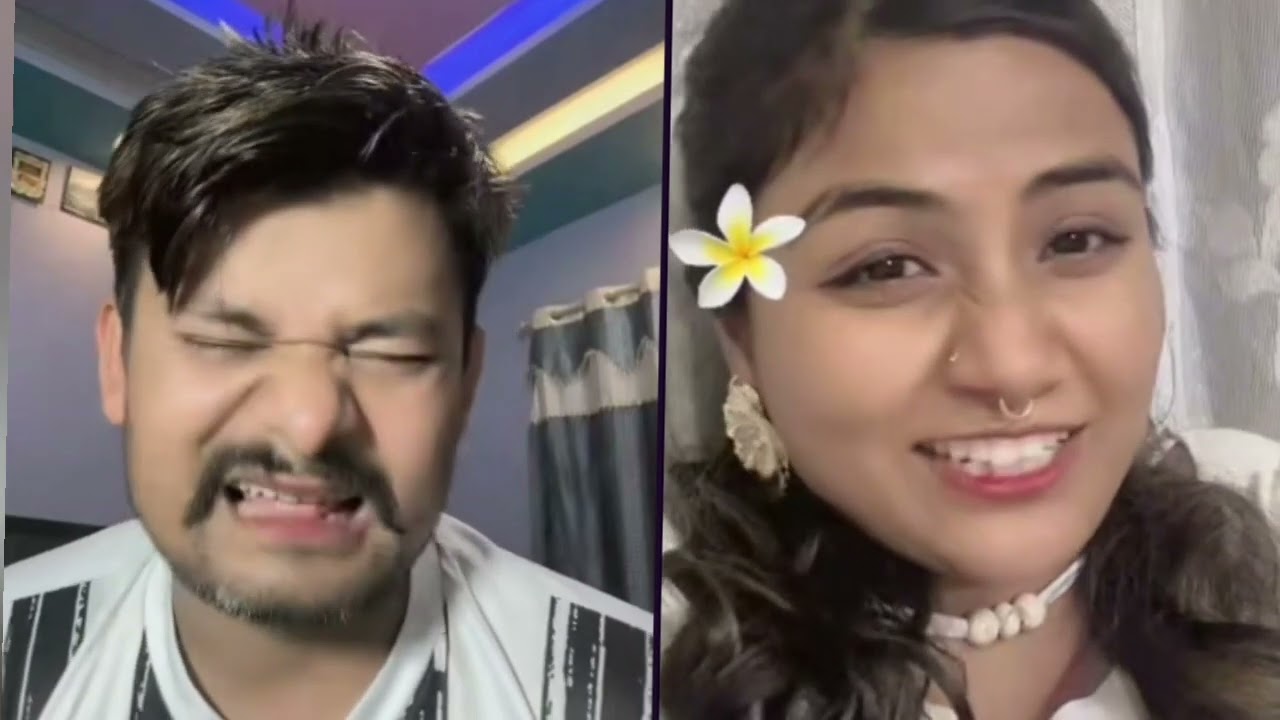 बबिना किराती लाई मेरो बिहेमा किन नआको भन्दै अमित गिरी 👫babina kirati with amity