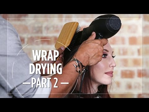 How to wrap dry hair  - Part 2/6
