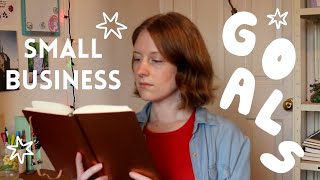 How I’m setting goals and building habits to grow my small business (for artists)