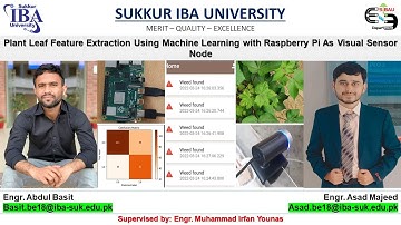 Plant Leaf Feature Extraction Using Machine Learning with Raspberry Pi As Visual Sensor Node