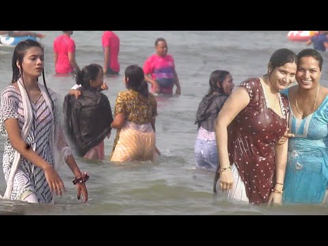 COXS BAZAR SEA BEACH | Tour of Sugandha Beach | Sea Bath Activities and Beach Walk - Part - 03