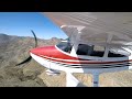 SUPER FUN Approach into Mountain Desert Airport & $100 Hamburger!