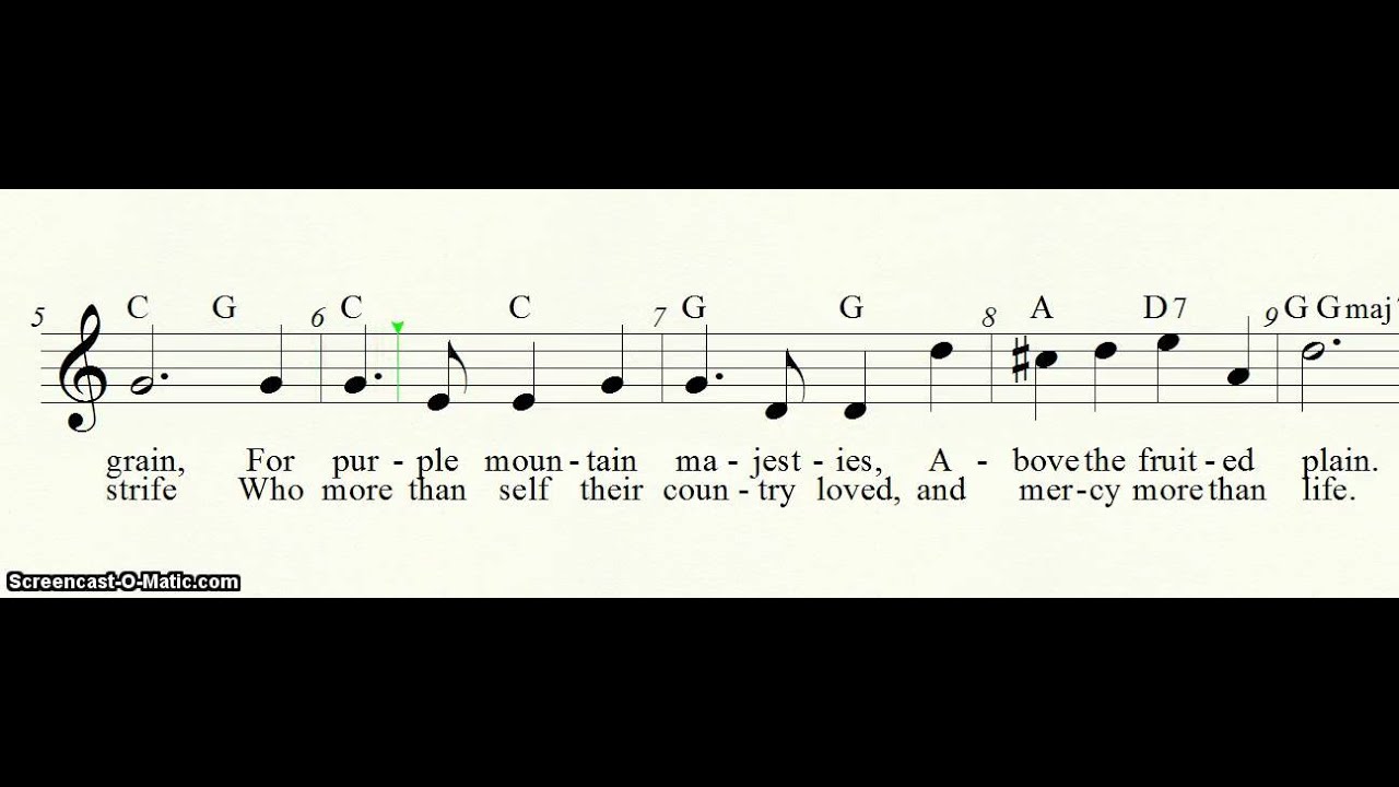 America the Beautiful for recorder YouTube