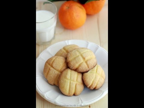 Santa Clause Christmas Cookies - with sugar and orange