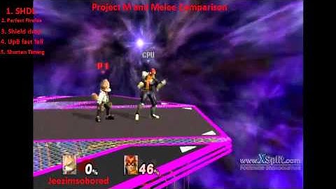 Melee vs Project M comparison Part1