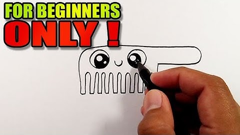 How to draw a cute comb easy | Cute Drawing