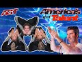 SOFIE DOSSI & THE RYBKA TWINS AUDITION AS A CONTORTION TRIO FOR AGT!!!