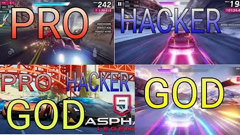 ASPHALT 9 LEGENDS - PRO VS HACKER VS GOD