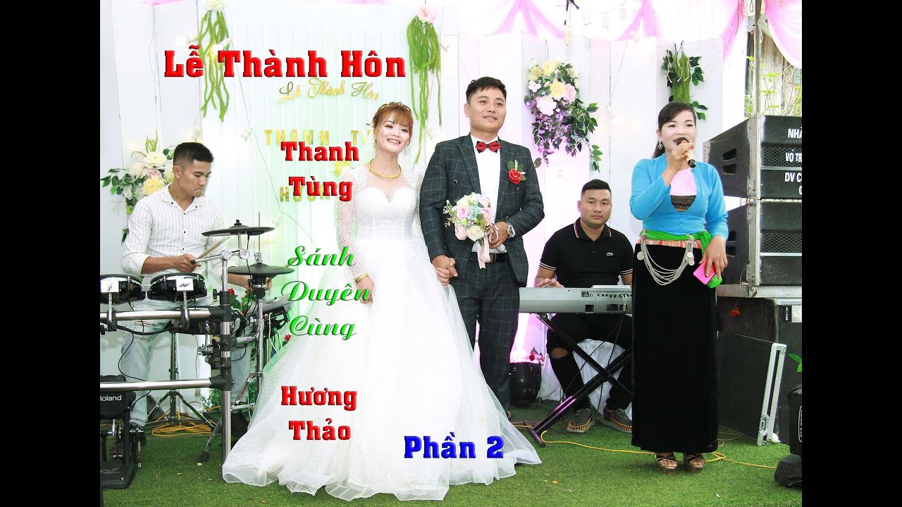 đám cưới mường hai họ phát biểu tiếng mường mc cũng chơi tiếng mường luôn. đám cưới Tùng Thảo