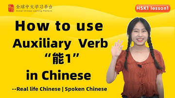 Learn Chinese in three minutes|How to use Auxiliary  Verb “能1”in Chinese|HSK1 lesson1