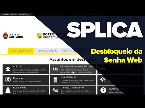 SPLICA - Desbloqueio de Senha Web