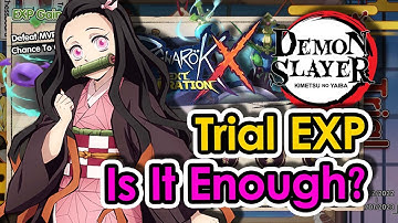 [ROX] How Much Trial EXP You Can Get With & Without Trial Activity Pass? | Demon Slayer Event | King