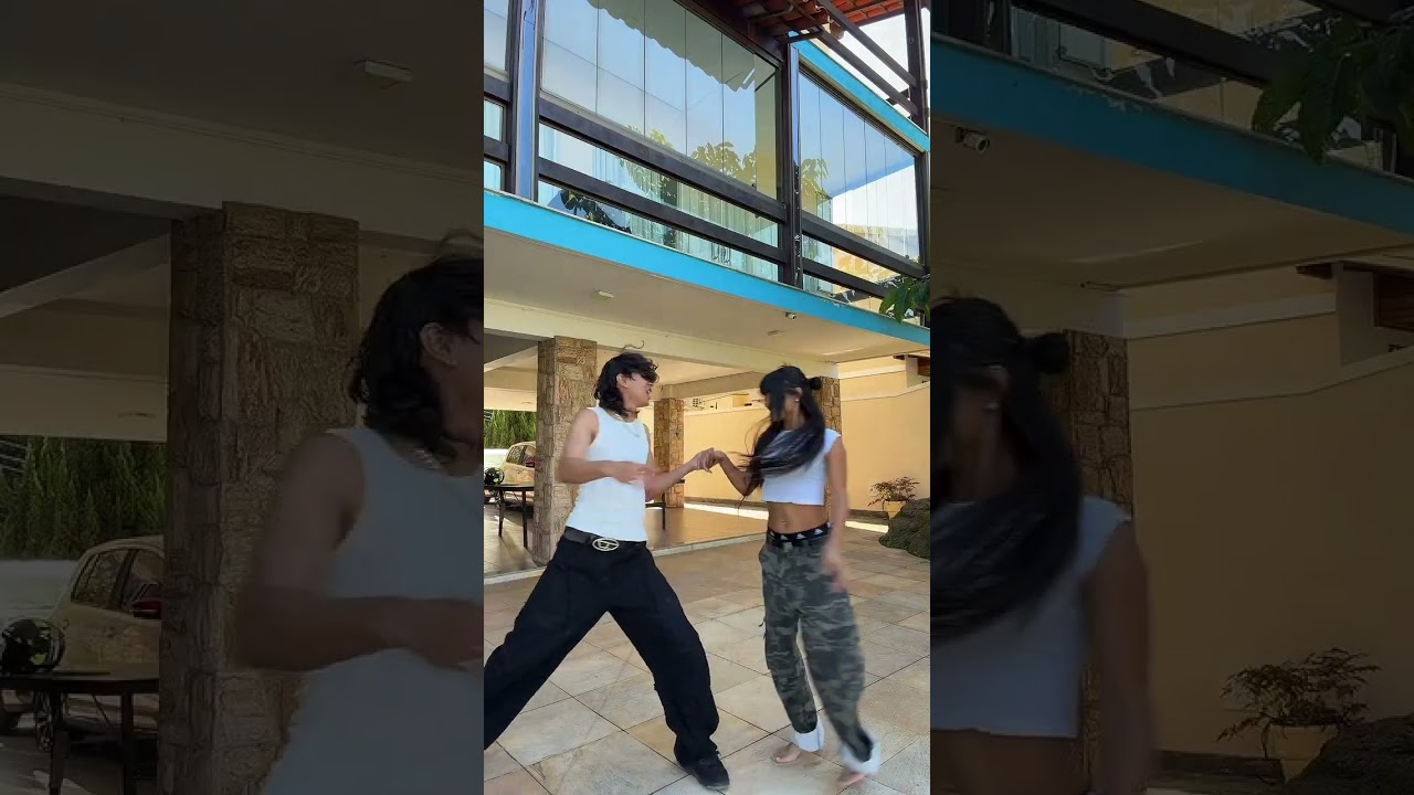A dança oficial do clipe 🩷🩵 #dance #foryou #viral #shorts