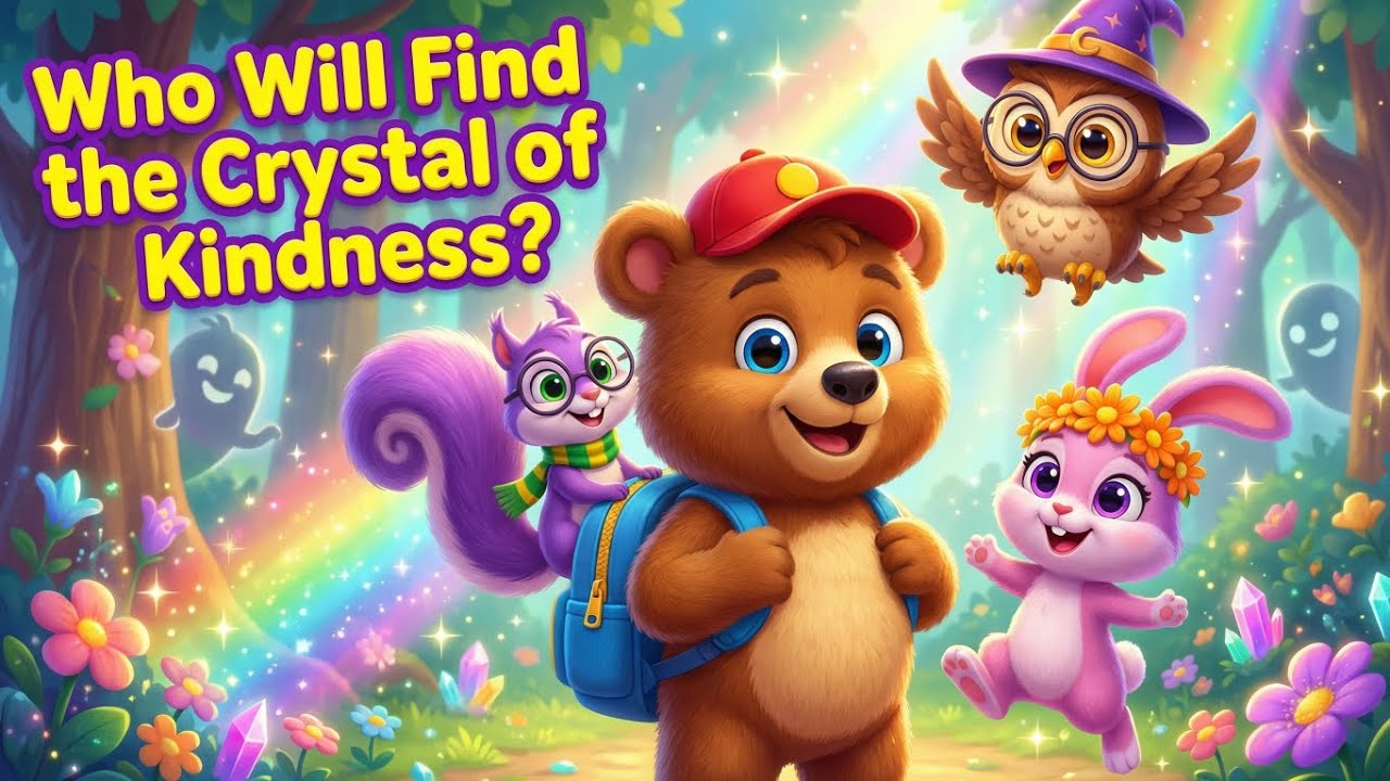 Buddy the Brave Little Bear’s Forest Adventure 🐻 | Cartoon for Kids ...