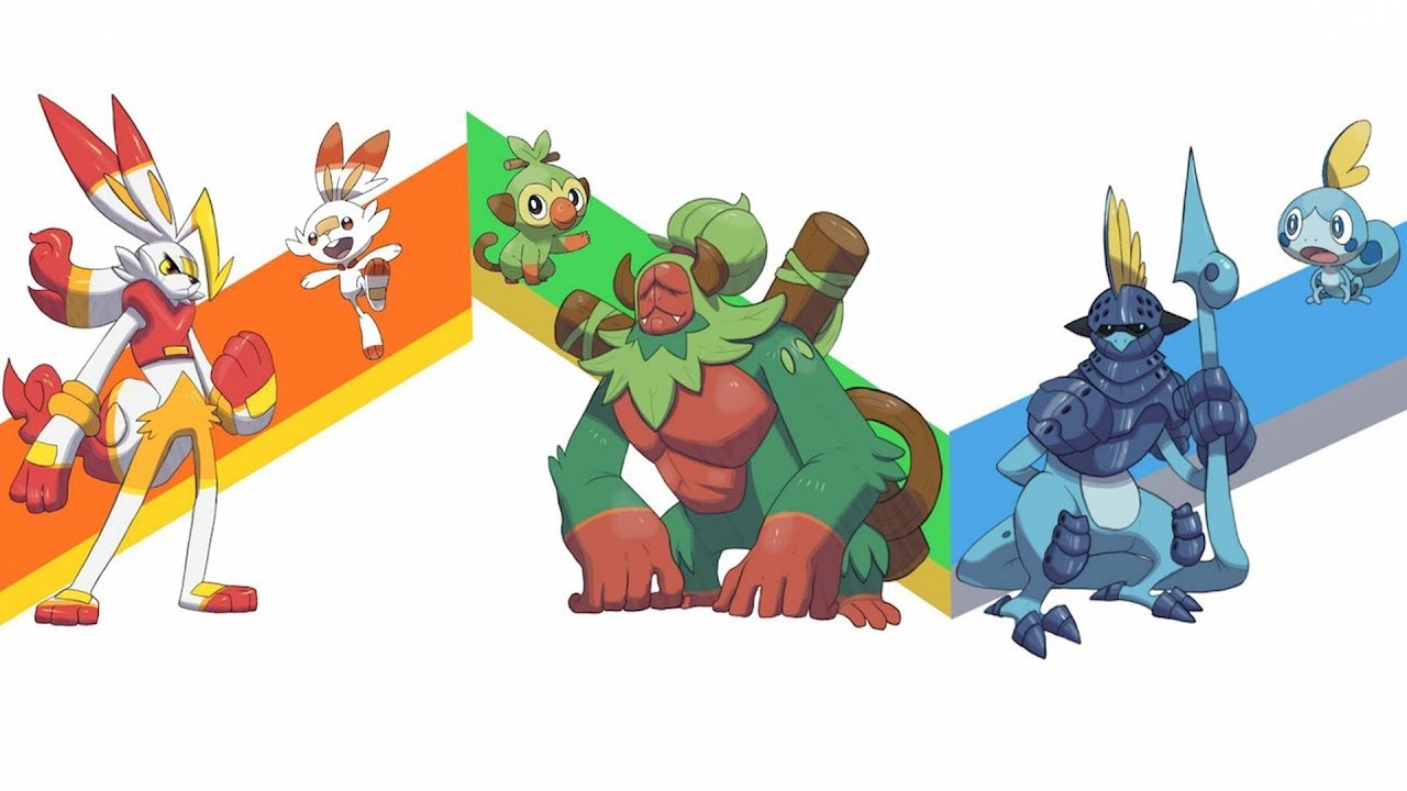 Filtrados Las Evoluciones De Los Starters Y Tipo Secundario De Pokémon Espada Y Escudo