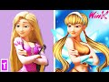 Disney princesses as winx club fairies