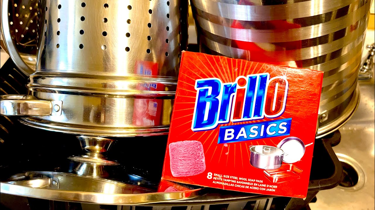 Brillo BASICS STEEL WOOL SOAP PADS Review Brillo BASICS Product