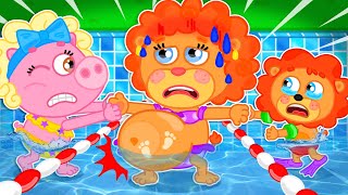 Lwiątko | Dzieciak opiekuje się mamą w basenie | Bajki Po Polsku by Lwiątko 35,454 views 9 days ago 13 minutes, 34 seconds