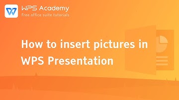 [WPS Academy] 1.2.5 PPT: How to insert pictures in WPS Presentation
