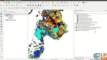 QGIS - OTB - Image classification (3 classes)