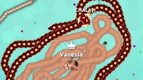 Snake.io 🐍 Top 01 Giant Snake Trapped And Tiny Snake Trapped Epic Snake Gameplay #snake #chala