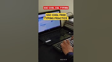 SSC CHSL TYPING PRACTICE | ssc chsl 2022 #sscchsl #typing #motivation #shorts