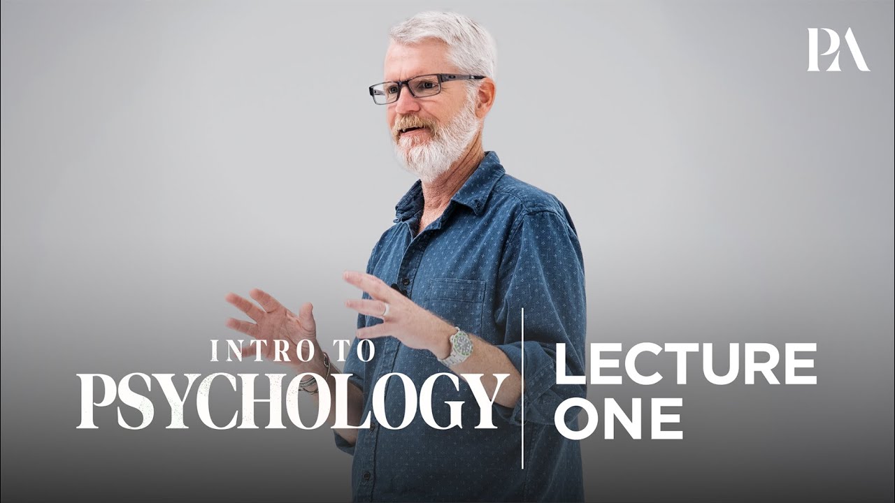 Peterson Academy | Intro to Psychology | Dr. W. Keith Campbell | Lecture 1 (Official)